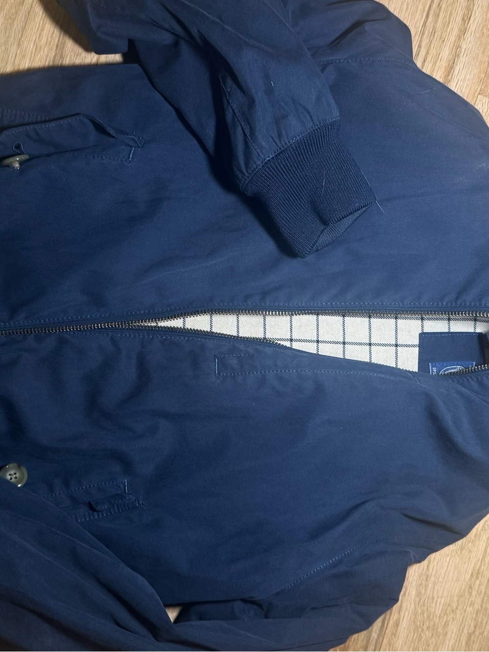 J. Crew Navy Bomber Jacket